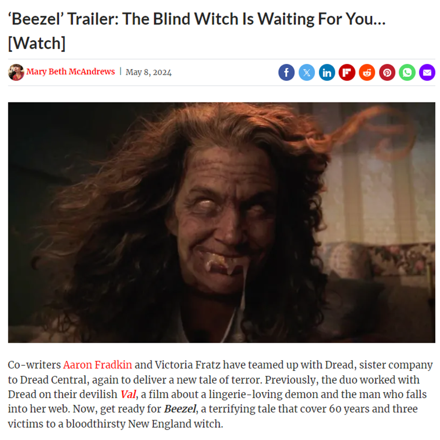 ‘Beezel’ Trailer: The Blind Witch Is Waiting For You… [Watch]