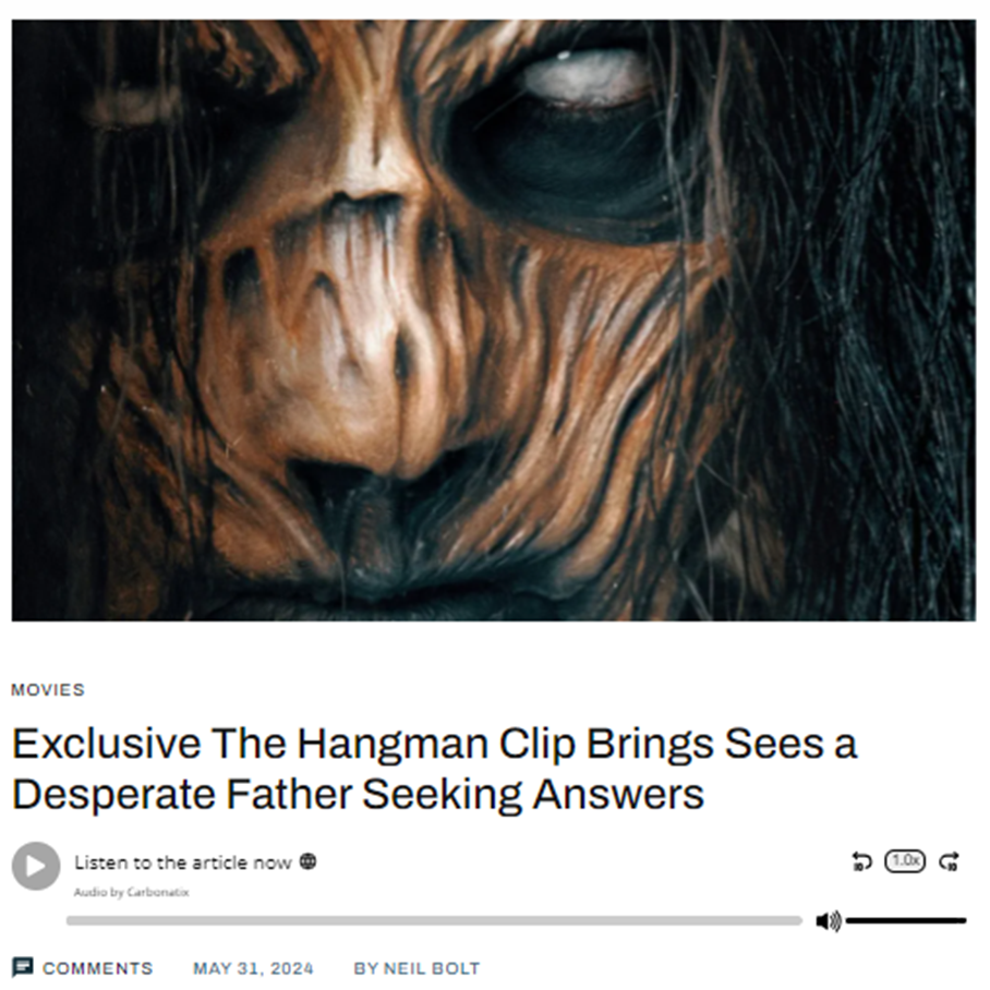 Exclusive The Hangman Clip Brings Sees a Desperate Father Seeking Answers