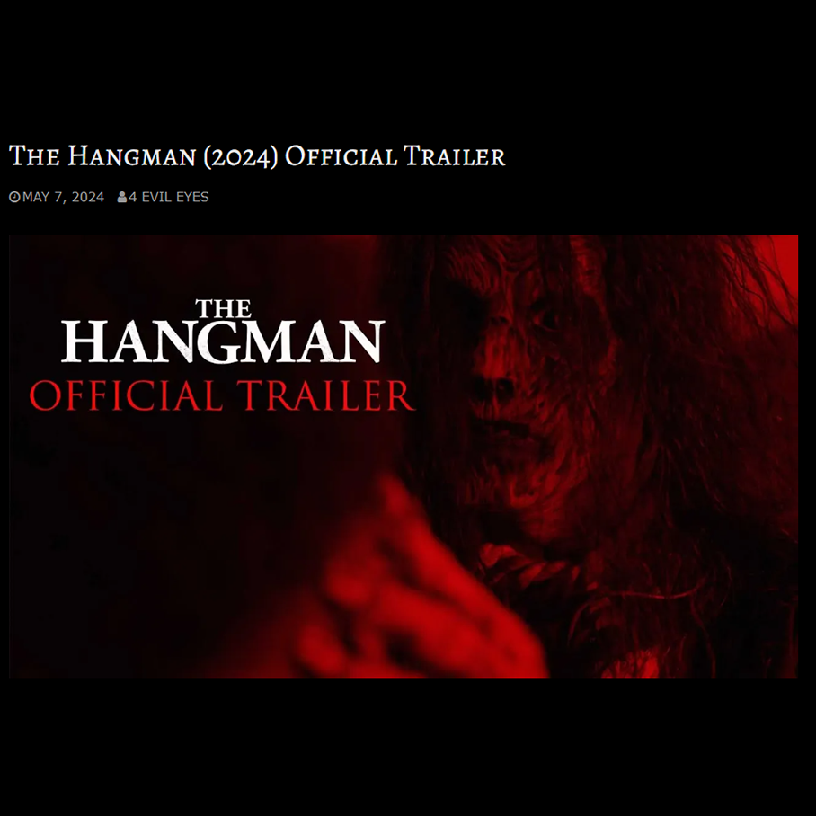 The Hangman (2024) Official Trailer